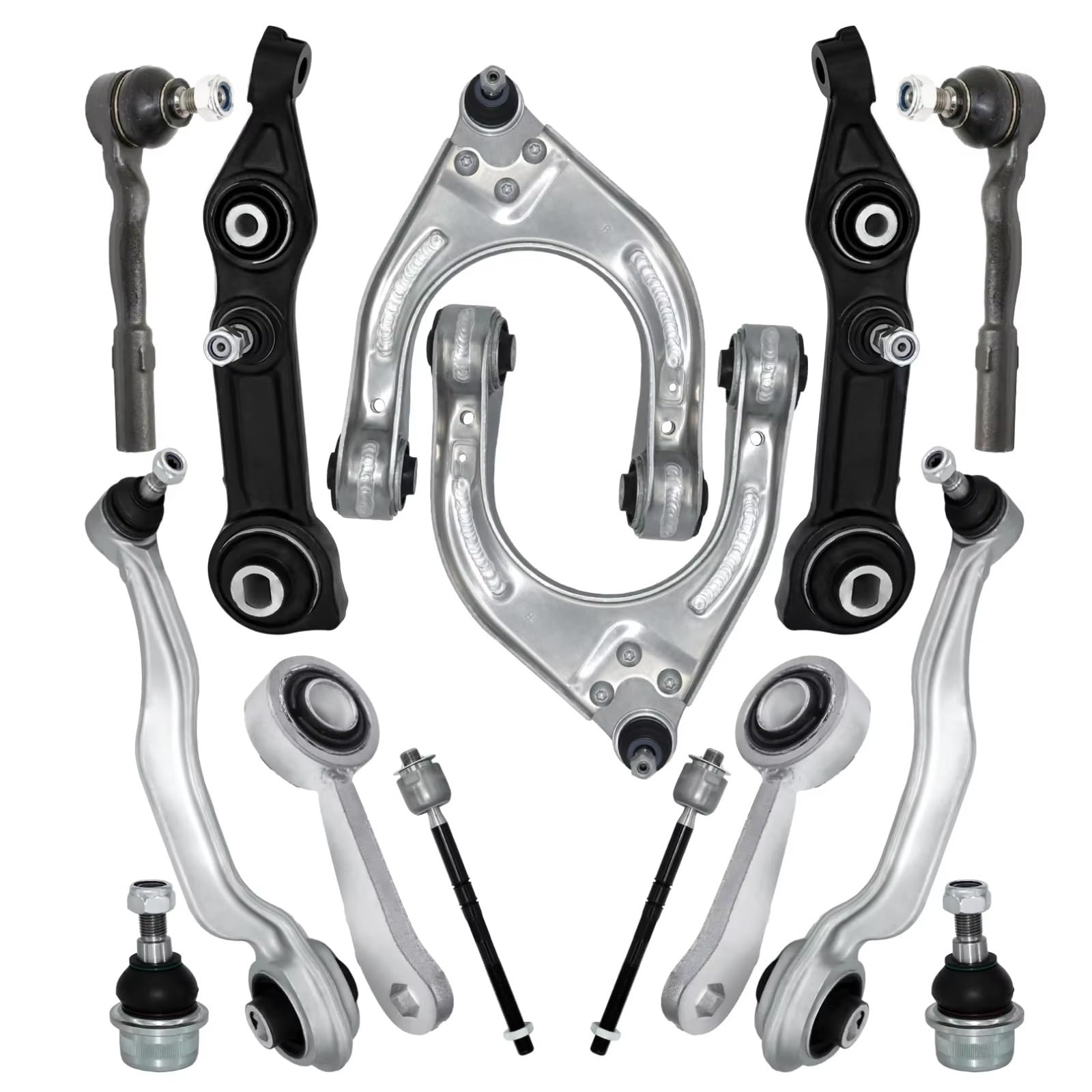 JJRFVBGT Querlenker Vorderachse Kompatibel Mit Benz Für W211 C219 2002 2003 2004 2005 2006 2007 2011, Querlenker, Kugelgelenke, Stabilisator-Endstück, Aufhängungs-Stabilisator-Verbindungssatz JJRFVBGT Querlenker Vorderachse Kompatibel Mit Benz Für W211 C219 2002 2003 2004 2005 2006 2007 2011, Querlenker, Kugelgelenke, Stabilisator-Endstück, Aufhängungs-Stabilisator-Verbindungssatz von JJRFVBGT