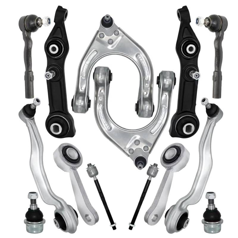 JJRFVBGT Querlenker Vorderachse Kompatibel Mit Benz Für W211 C219 2002 2003 2004 2005 2006 2007 2011, Querlenker, Kugelgelenke, Stabilisator-Endstück, Aufhängungs-Stabilisator-Verbindungssatz von JJRFVBGT