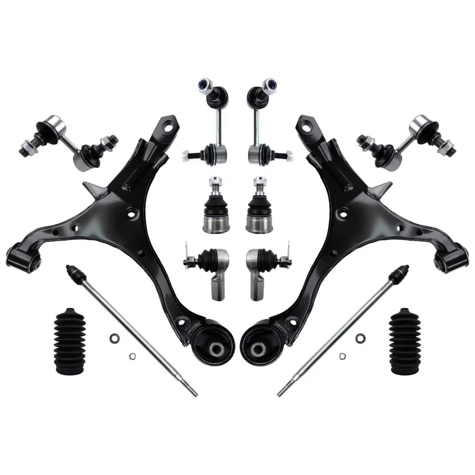 JJRFVBGT Querlenker Vorderachse Kompatibel Mit CR-V 2WD 2002 2003 2004 2005 2006, Vordere Untere Querlenker, Stabilisator-Endglied, Kugelgelenke, Querlenker-Kits K640399 K640400 JJRFVBGT Querlenker Vorderachse Kompatibel Mit CR-V 2WD 2002 2003 2004 2005 2006, Vordere Untere Querlenker, Stabilisator-Endglied, Kugelgelenke, Querlenker-Kits K640399 K640400 von JJRFVBGT