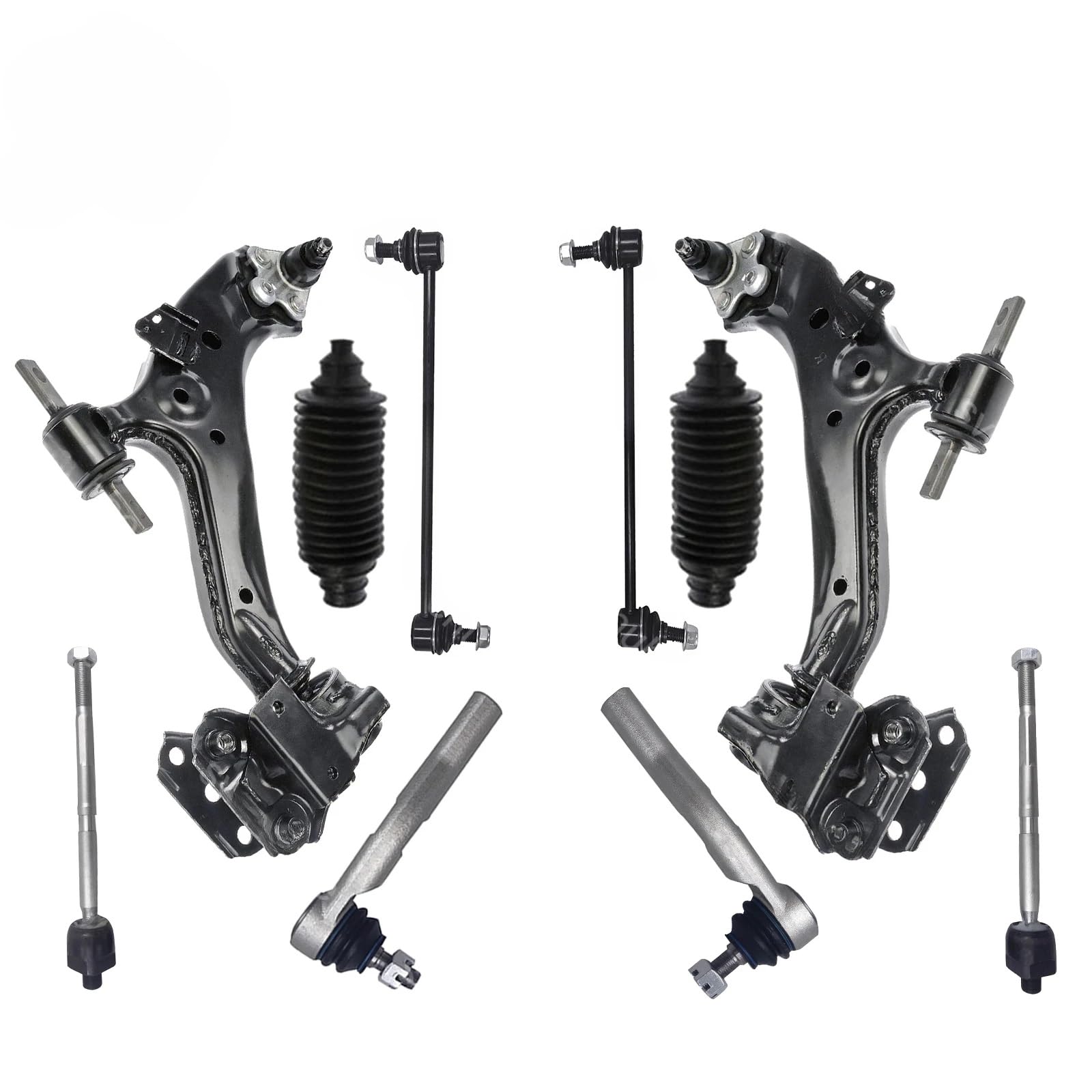 JJRFVBGT Querlenker Vorderachse Kompatibel Mit CR-V AWD FWD 2012 2013 2014 2015 2016, Vorderer Unterer Querlenker, Kugelgelenk, Stabilisator, Stabilisator, Federmanschetten-Kit MS601175 JJRFVBGT Querlenker Vorderachse Kompatibel Mit CR-V AWD FWD 2012 2013 2014 2015 2016, Vorderer Unterer Querlenker, Kugelgelenk, Stabilisator, Stabilisator, Federmanschetten-Kit MS601175 von JJRFVBGT
