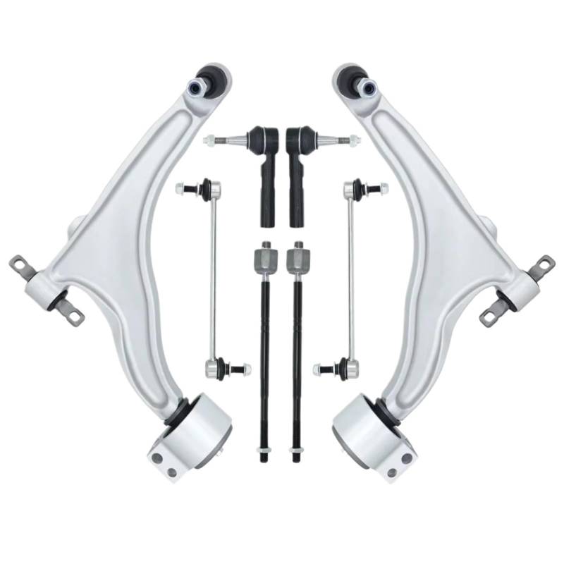 JJRFVBGT Querlenker Vorderachse Kompatibel Mit Cadillac Für SRX 2010 2011 2012 2013 2014 2015 2016, Vordere Untere Querlenker, Spurstangenkopf, Stabilisator-Verbindungssätze, Querlenker von JJRFVBGT