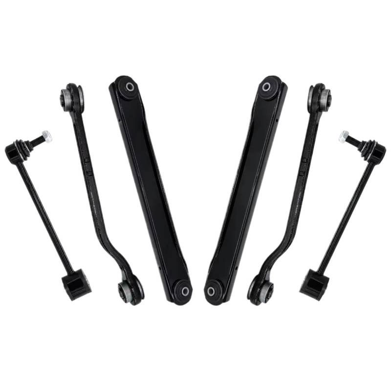 JJRFVBGT Querlenker Vorderachse Kompatibel Mit Chevrolet Für Avalanche 2007–2013 Für Suburban 1500 2000–2012, Hinterer Querlenker, Aufhängungsstabilisator, Spurstange K641916 K641866 von JJRFVBGT