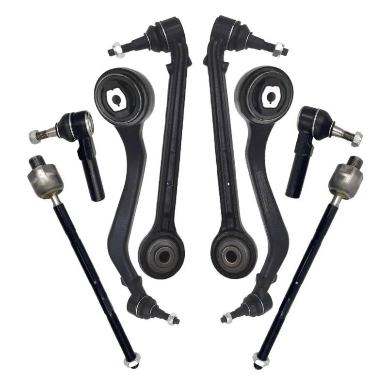 JJRFVBGT Querlenker Vorderachse Kompatibel Mit Chevrolet Für Camaro 2010 2011 2012 2013 2014 2015, Vordere Untere Querlenker Mit Kugelgelenk-Aufhängungs-Spurstangenkopf-Sets von JJRFVBGT