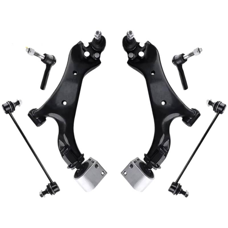 JJRFVBGT Querlenker Vorderachse Kompatibel Mit Chevrolet Für Equinox 2010 2011 2012 2013 2014 2015 2016 2017 Vorwärtslenker Stabilisatorverbindung Vordere Untere Aufhängungsstange von JJRFVBGT