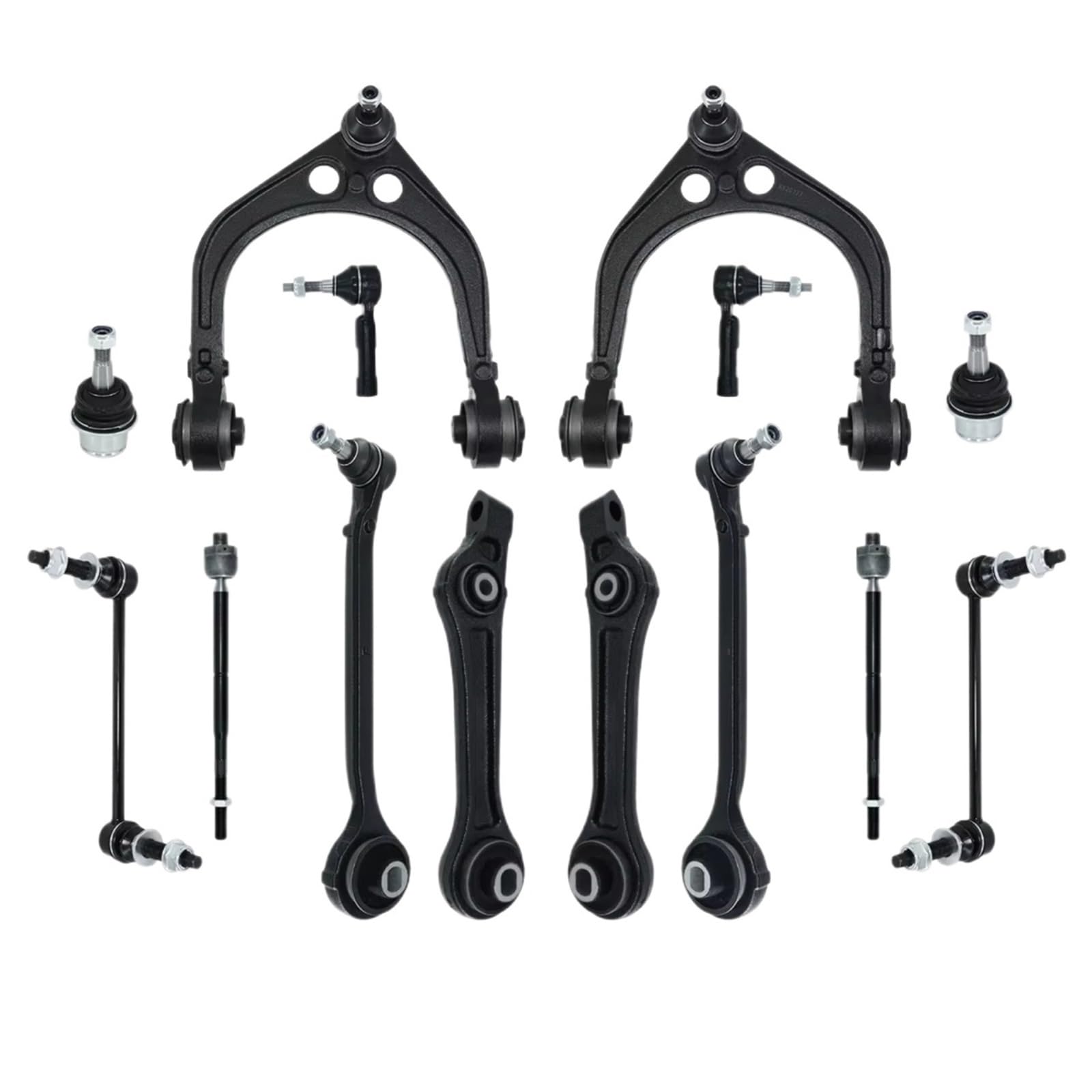JJRFVBGT Querlenker Vorderachse Kompatibel Mit Dodge Für Charger 2006–2010 Für Challenger 2008–2010 Für Magnum RWD 2005–2008 Vorderer Oberer Unterer Spurstangen-Querlenker von JJRFVBGT