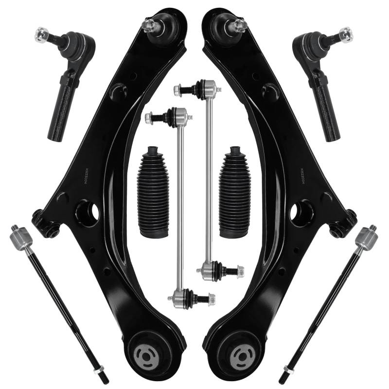 JJRFVBGT Querlenker Vorderachse Kompatibel Mit Dodge Für Grand Für Caravan 2008 2009 2010 Vorderer Unterer Querlenker Stabilisator Link Spurstange Suspension Sway Bar End Links von JJRFVBGT