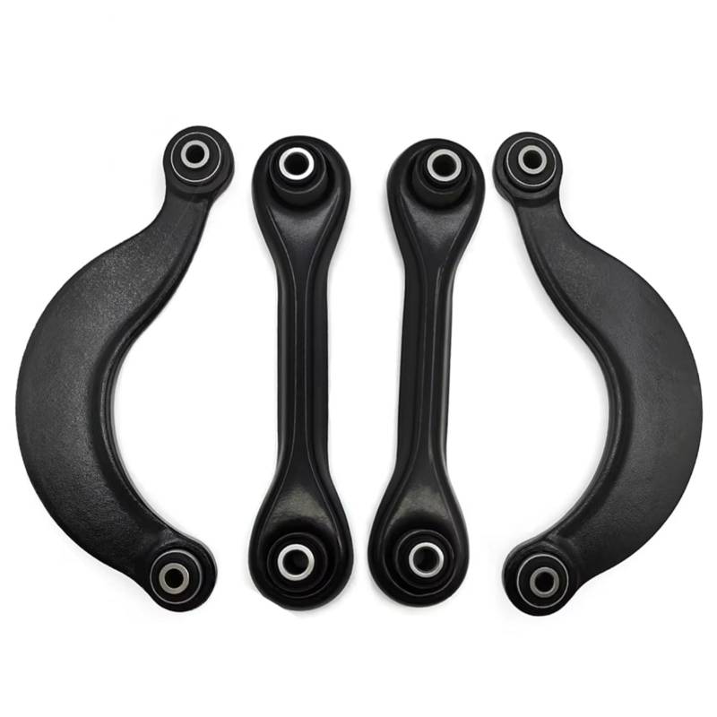 JJRFVBGT Querlenker Vorderachse Kompatibel Mit Ford Für C-Max 2014–2018 Für Focus 2000–2017, Satz Hinterer Oberer Und Unterer Querlenker, Aufhängungs-Stabilisator-Querlenkerstangen-Verbindungssatz von JJRFVBGT