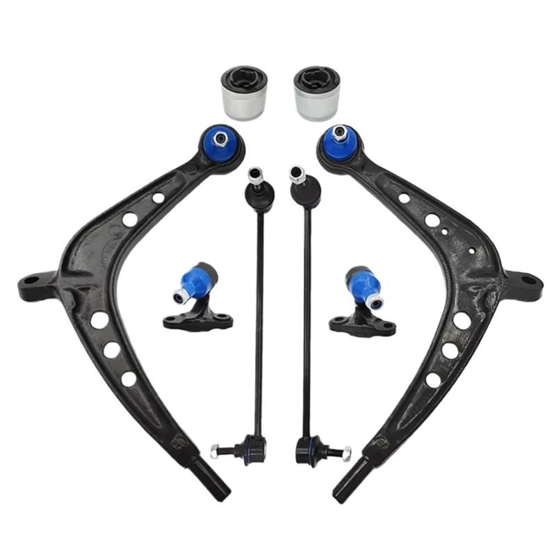 JJRFVBGT Querlenker Vorderachse Kompatibel Mit Für 325Xi 330Xi 2001 2002 2003 2004 2005 Vorderer Querlenkersatz Kugelgelenkaufhängung Stabilisatorverbindung Querlenkerbuchse von JJRFVBGT