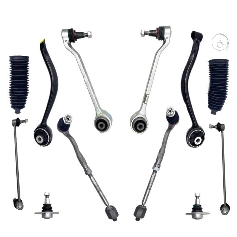 JJRFVBGT Querlenker Vorderachse Kompatibel Mit Für X3 2011–2017 Für X4 2015–2018 Für F25 F26, Vorderer Unterer Querlenker, Spurstangenaufhängung, Stabilisatorverbindungssätze von JJRFVBGT