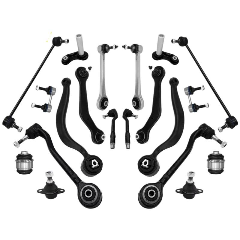 JJRFVBGT Querlenker Vorderachse Kompatibel Mit Für X5 E53 2000 2001 2002 2003 2004 2005 2006 Vorderer Querlenker Kugelgelenk Spurstangenkopf Stabilisator Link Aufhängungsbuchse von JJRFVBGT