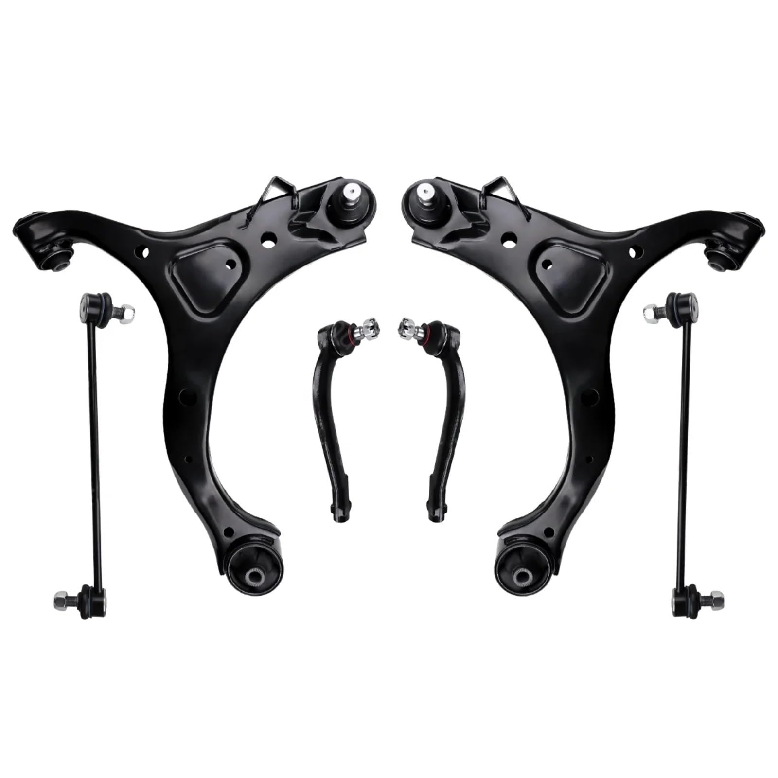 JJRFVBGT Querlenker Vorderachse Kompatibel Mit Hyundai Für Santa Fe 2007 2008 2009 2010 2011 2012, Vorderer Unterer Querlenker, Kugelgelenke, Stabilisatorverbindung, Querlenker, 6 Stück JJRFVBGT Querlenker Vorderachse Kompatibel Mit Hyundai Für Santa Fe 2007 2008 2009 2010 2011 2012, Vorderer Unterer Querlenker, Kugelgelenke, Stabilisatorverbindung, Querlenker, 6 Stück von JJRFVBGT