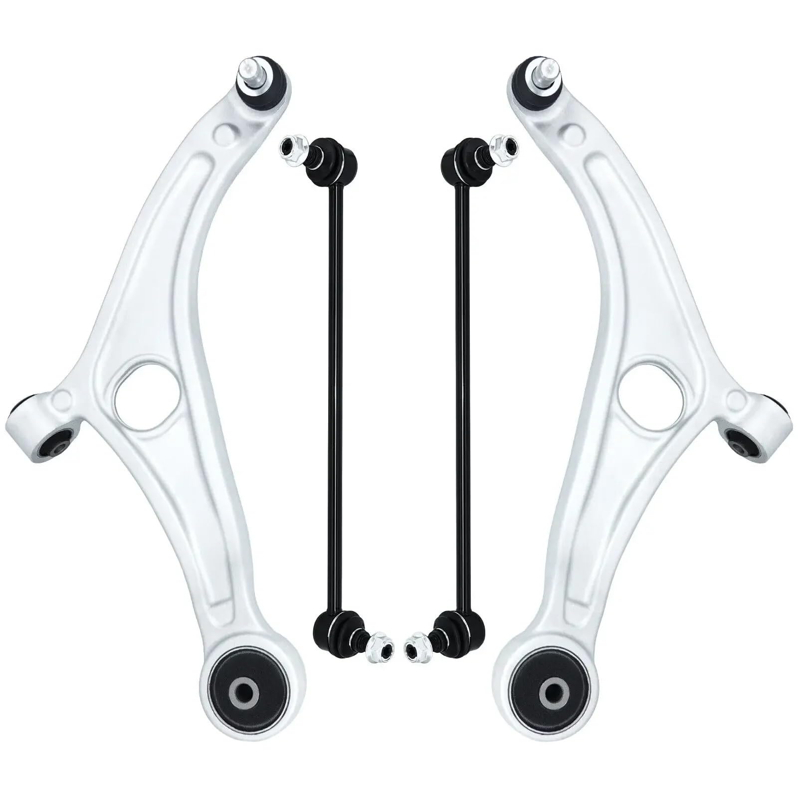 JJRFVBGT Querlenker Vorderachse Kompatibel Mit Hyundai Für Sonata 2011 2012 Querlenker Stabilisator Link Vordere Untere Aufhängung Spurstange Querlenker Arme MS901180 MS901181 von JJRFVBGT