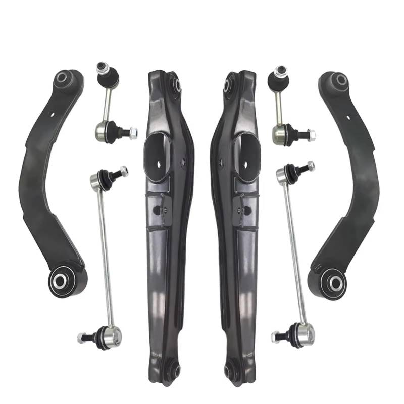 JJRFVBGT Querlenker Vorderachse Kompatibel Mit Jeep Für Compass Für Patriot 2007 2008 2009. Spurstange Hinten, Oberer Unterer Querlenker, Stabilisator-Endverbindungen, Querlenker von JJRFVBGT