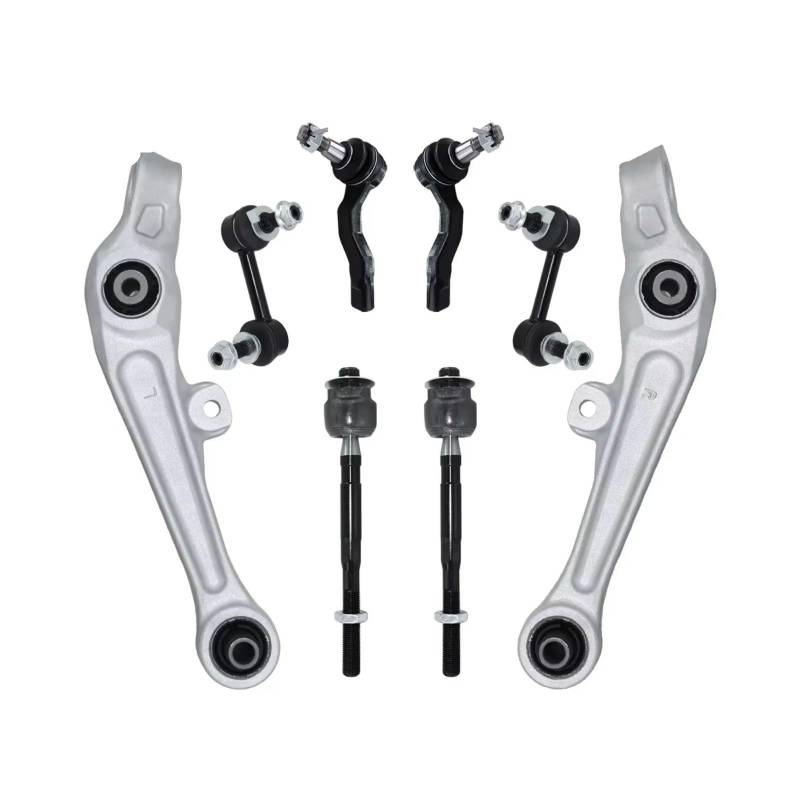 JJRFVBGT Querlenker Vorderachse Kompatibel Mit Nissan Für 350Z 2003 2004 2005 2006 2007 2008 2009, Vorderer Unterer Querlenker, Kugelgelenk, Querlenker, Stabilisator von JJRFVBGT