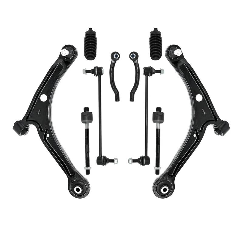 JJRFVBGT Querlenker Vorderachse Kompatibel Mit Pilot 2003 2004 2005 Aufhängungslenker Spurstangen Stabilisator Endverbindungen Satz Vordere Untere Querlenker Seitliche Verbindungsstange Stabilisator von JJRFVBGT