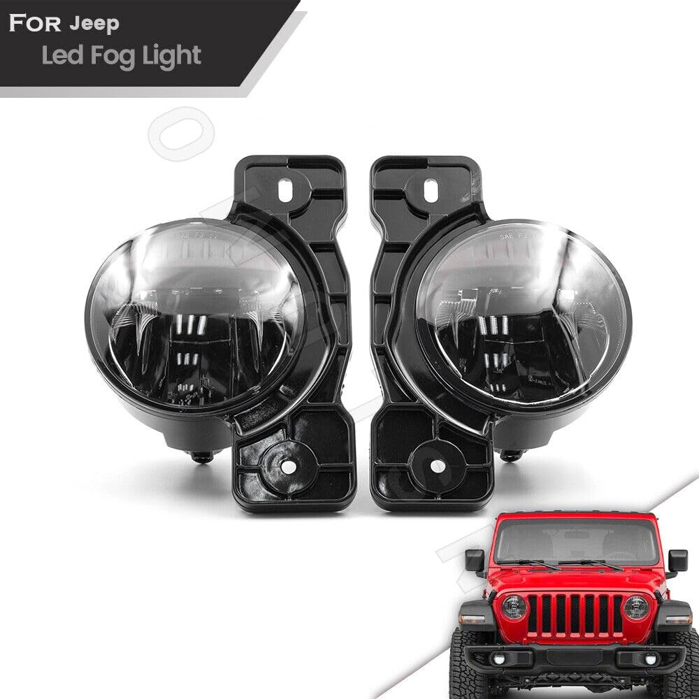 2xLED Nebelscheinwerfer Fahrlicht Für 2018-2021 für Jeep für Wrangler JK JL JT - 2xLED Nebelscheinwerfer Fahrlicht Für 2018-2021 für Jeep für Wrangler JK JL JT - von JKAPCYJFHF