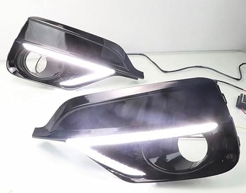 JKAPCYJFHF Für Honda Fit Jazz GK5 2018-2020 RS Led DRL Front Nebel Licht Blinker 2X- JKAPCYJFHF Für Honda Fit Jazz GK5 2018-2020 RS Led DRL Front Nebel Licht Blinker 2X- von JKAPCYJFHF
