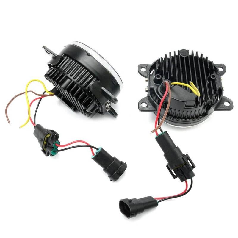 JKAPCYJFHF Für Porsche Macan für Cayenne 958 Nebel Lichter Weiß Bernstein LED DRL Tagfahrlicht- von JKAPCYJFHF