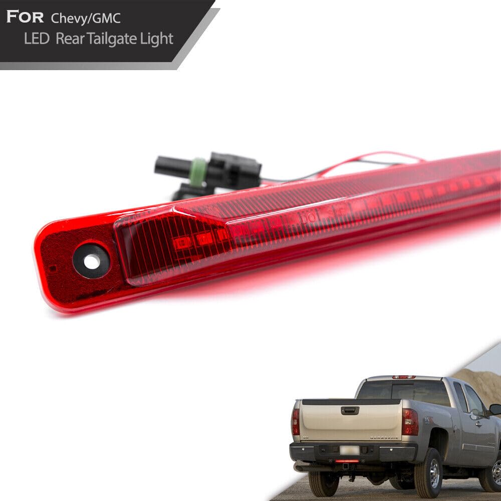 JKAPCYJFHF Hinten Mitte Rote LED Bremslicht für 2001-2014 für Silverado für Sierra 3500HD DRW Dual- JKAPCYJFHF Hinten Mitte Rote LED Bremslicht für 2001-2014 für Silverado für Sierra 3500HD DRW Dual- von JKAPCYJFHF