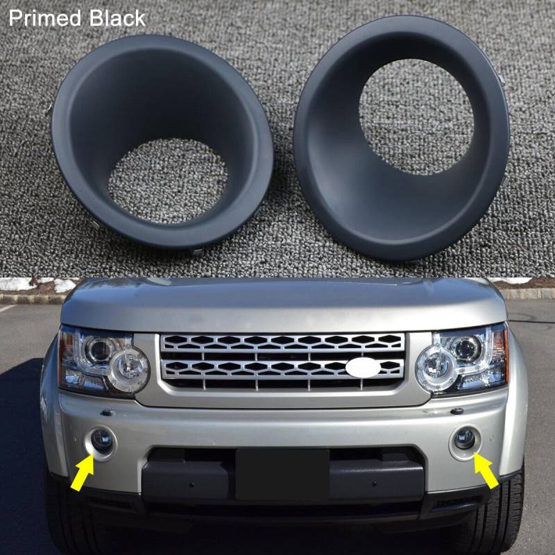 JKAPCYJFHF Paar Blendenabdeckungen für Nebelscheinwerfer vorne, passend für Land Rover LR4 Discovery 4 (2010–13). von JKAPCYJFHF