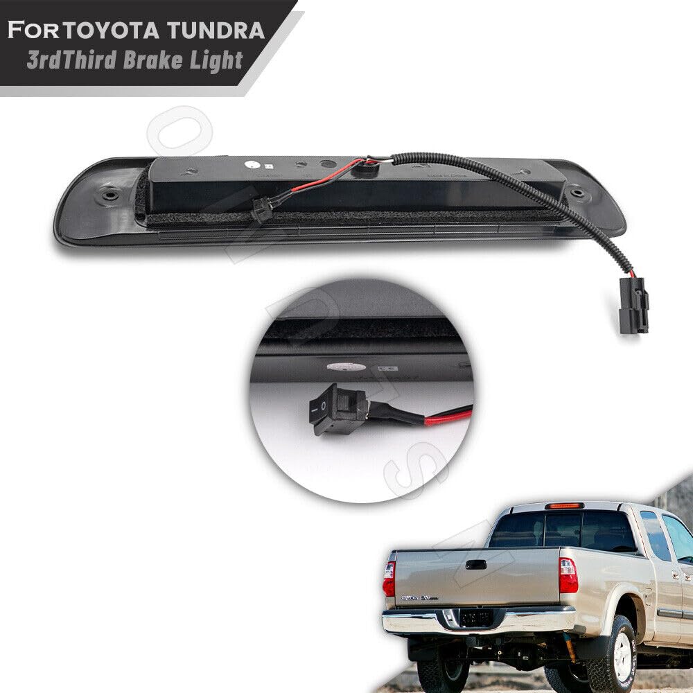 JKAPCYJFHF Passend für 2000-2006 für Toyota Tundra, Blinklichter, LED, drittes Bremslicht, Laderaumlicht, geräuchert – JKAPCYJFHF Passend für 2000-2006 für Toyota Tundra, Blinklichter, LED, drittes Bremslicht, Laderaumlicht, geräuchert – von JKAPCYJFHF