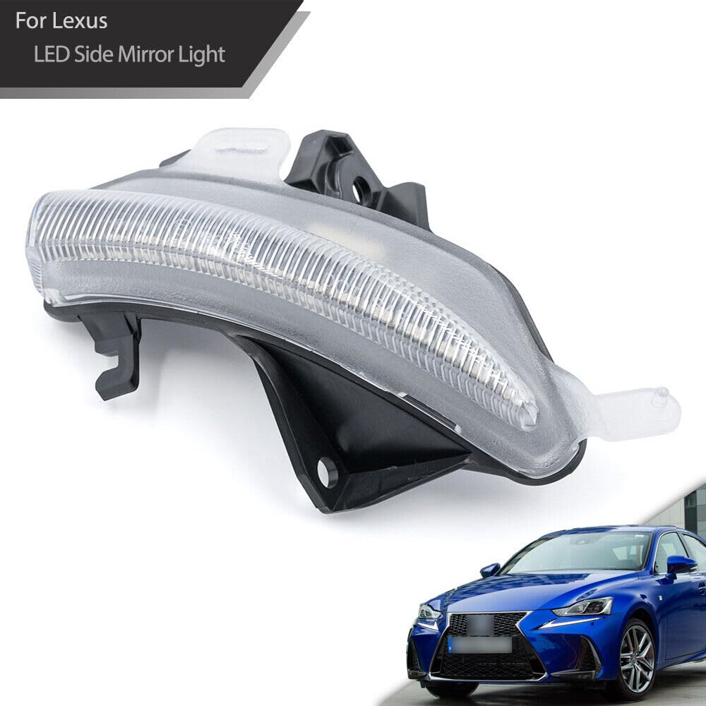 JKAPCYJFHF Sequentielle transparente LED-Seitenspiegel-Blinker für 13-20 für Lexus IS250 ES350- JKAPCYJFHF Sequentielle transparente LED-Seitenspiegel-Blinker für 13-20 für Lexus IS250 ES350- von JKAPCYJFHF
