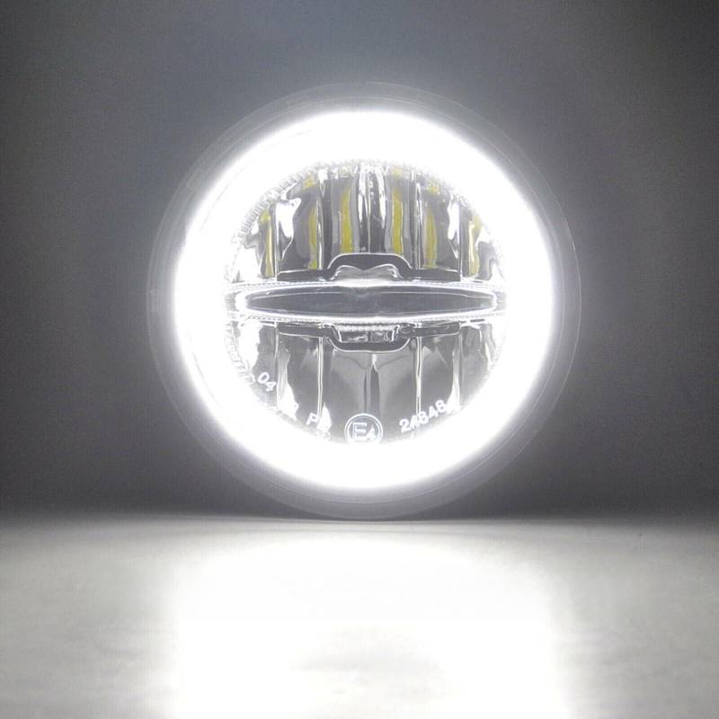 JKAPCYJFHF für Lincoln Aviator 2003–2005 Halo Ring weiß DRL LED Nebel Tagfahrlicht – von JKAPCYJFHF