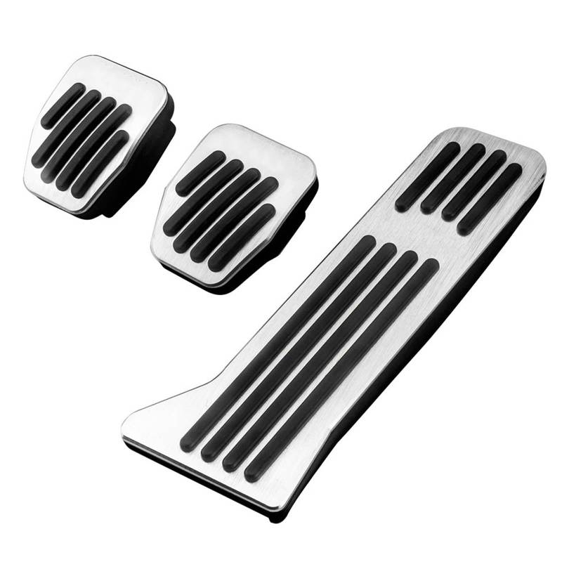 Fußablage Platte Passend für Mazda 2 3 BM 6 GJ CX-5 CX5 CX 5 CX3 CX8 CX9 2012–2019 2020 2021 2022 2023 2024 Auto-Pedalabdeckung Pedale Kappen(MT 3pcs) von JKELPV