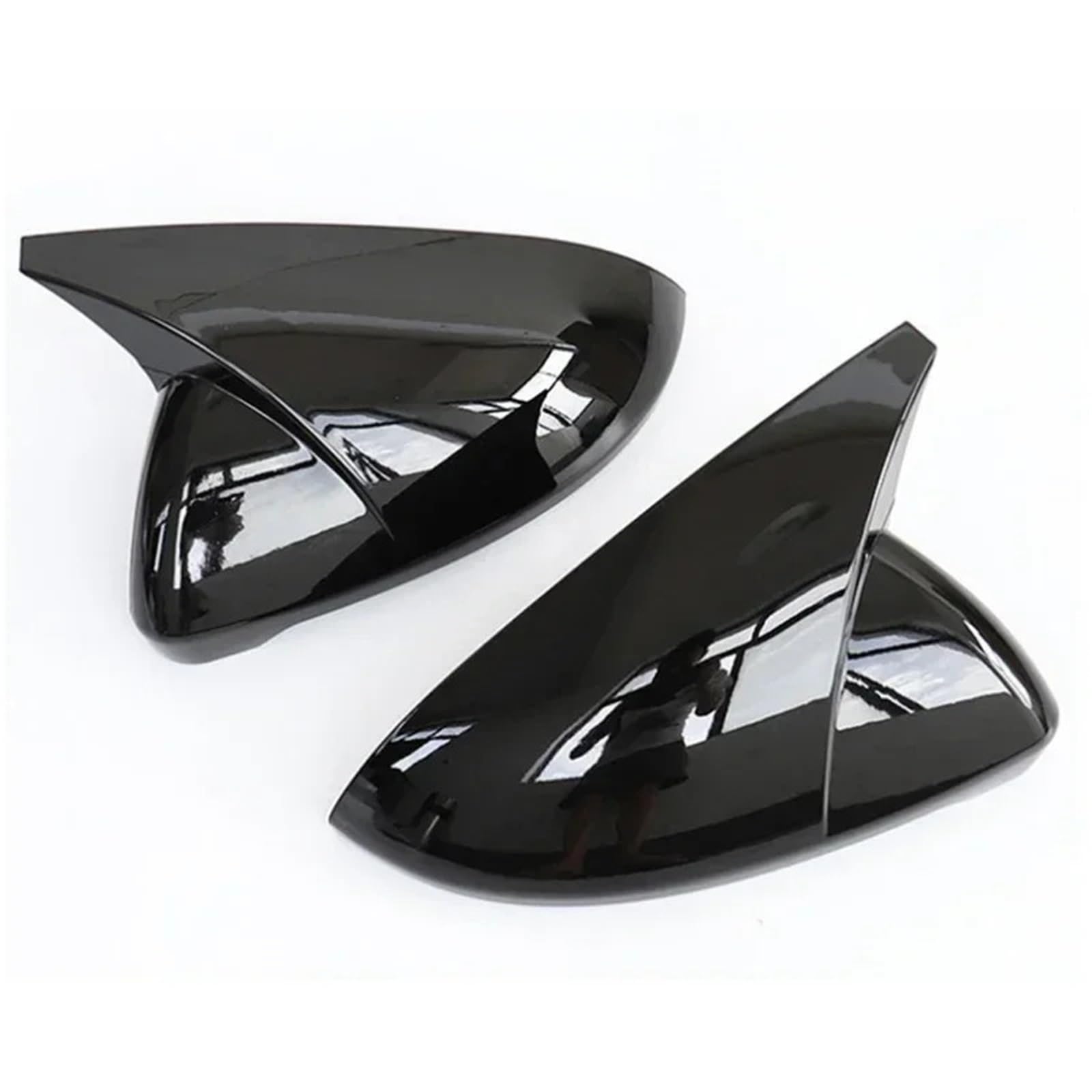 Spiegelkappen 2 Stück Spiegelabdeckungen, Rückspiegelkappen, passend für VW, passend für Golf MK7 7.5 GTI 7 7R. Außenspiegel für(Bright Black) von JKELPV