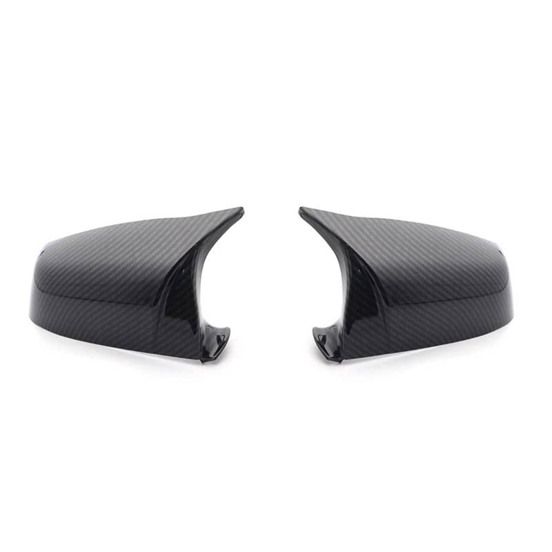 Spiegelkappen Passend für BMW 5er 6er 7er E60 E61 E63 E64 F06 F07 F10 F11 F13 F01-F04 Rückspiegel-Abdeckkappe. Außenspiegel für(Carbon Fiber Look) von JKELPV
