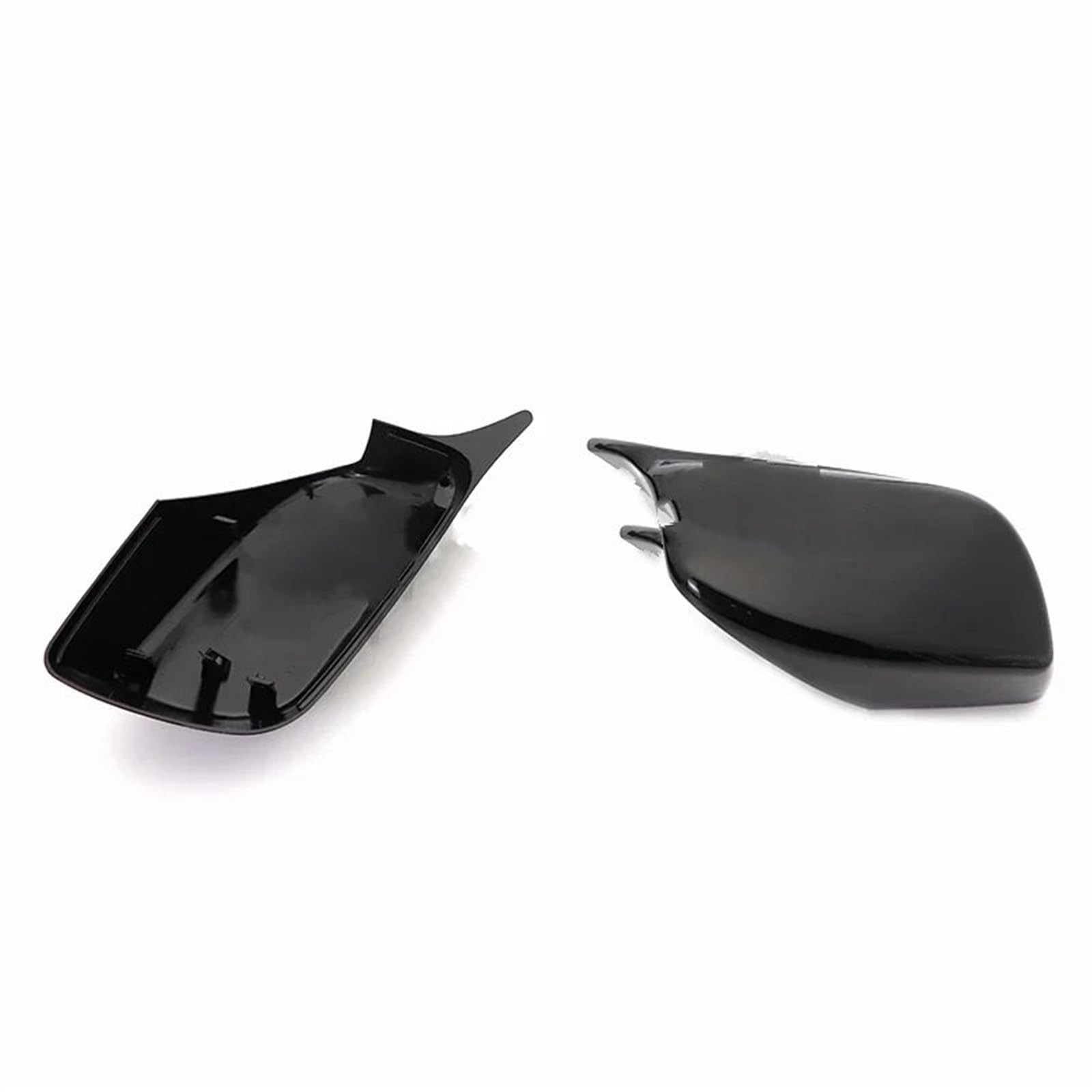 Spiegelkappen Passend für BMW 5er E60 E61 525i 528i 528xi 530i 530d. Seitenrückspiegelabdeckung aus Carbonfaser in leuchtendem Schwarz. Außenspiegel für(Bright black-2pcs) von JKELPV