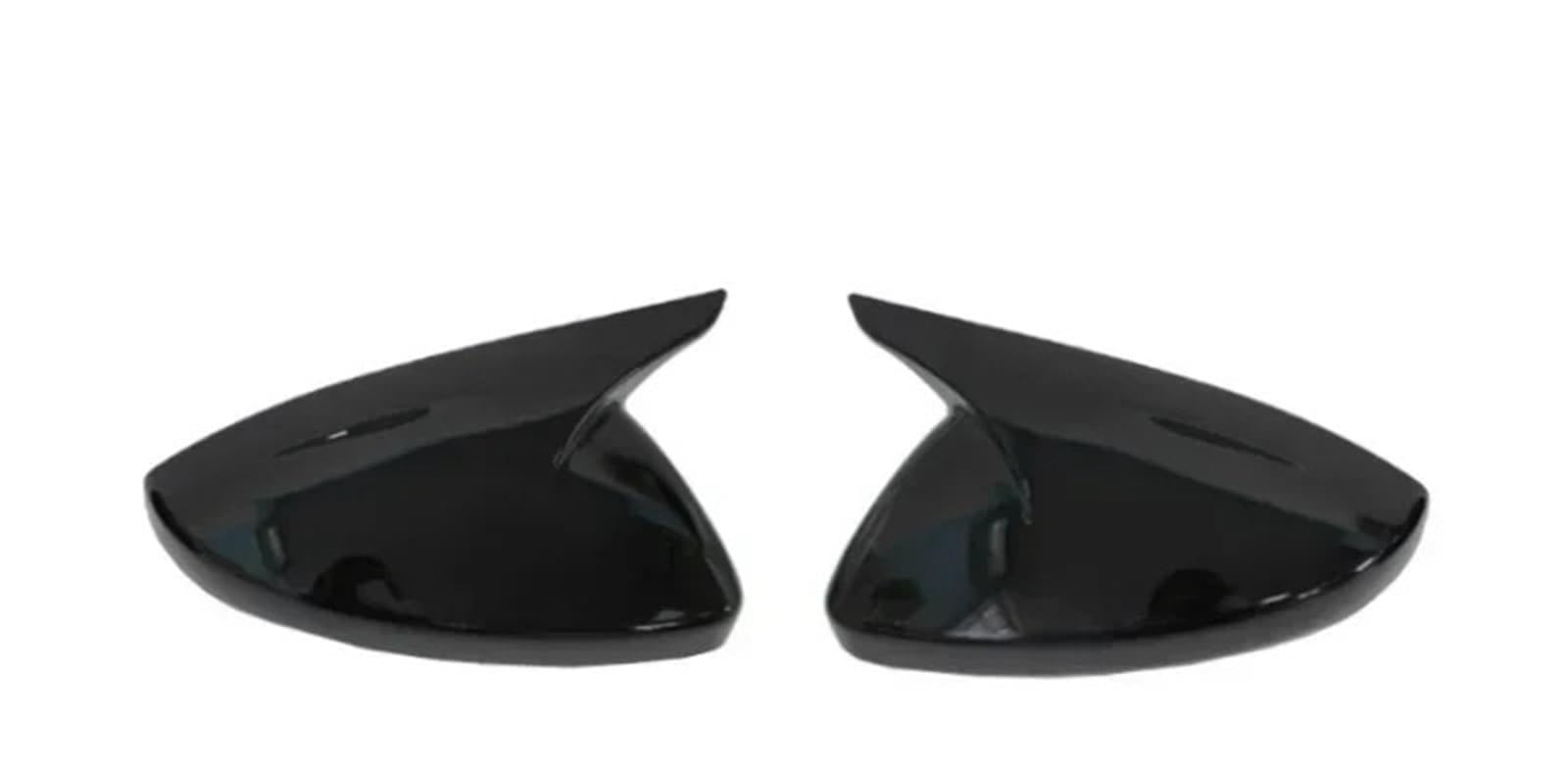 Spiegelkappen Passend für Peugeot 208 2020–2023, Peugeot 308 2014–2020, 508 2008, Ersatz-Rückspiegelabdeckung. Außenspiegel für(Bright black) von JKELPV