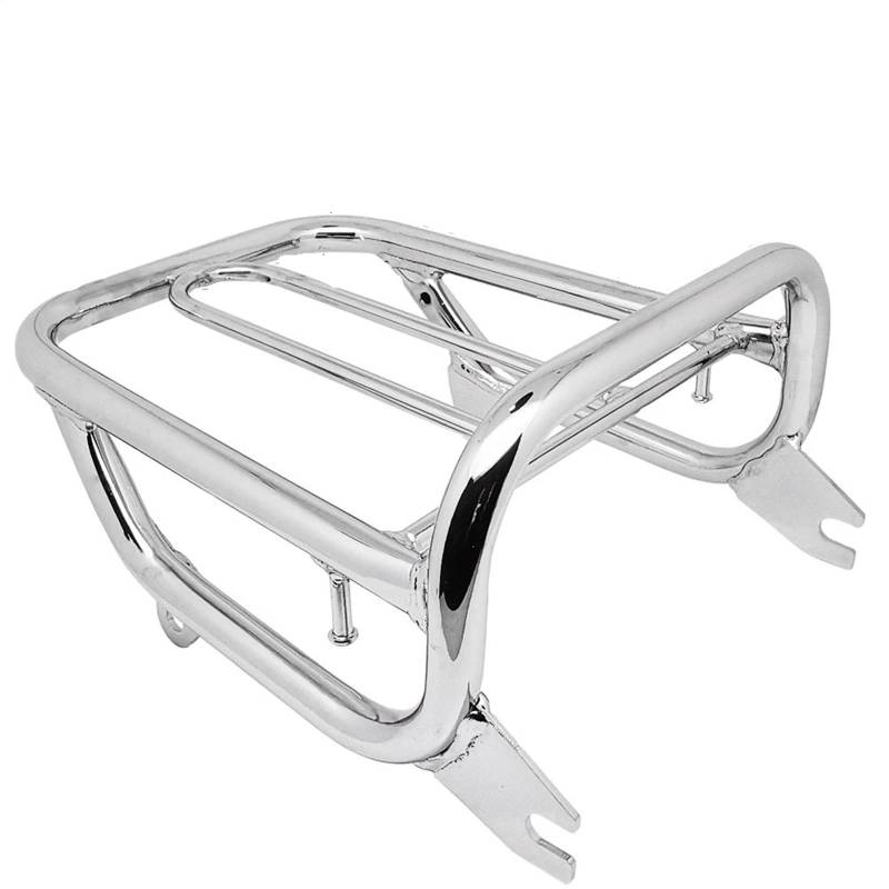 hintere Gepäckträgerhalter Fit Für Honda C125 Super Cub 125 Hinten Racks Für Motorräder Gepäck Unterstützung Regal Rack(Chrome) von JKELPV
