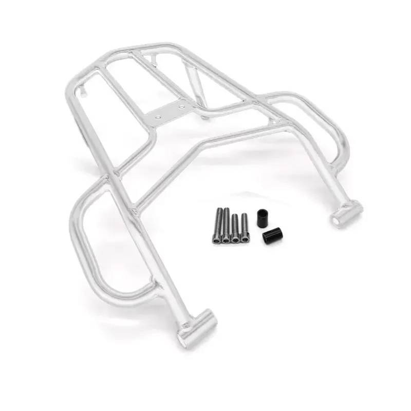 hintere Gepäckträgerhalter Fit Für Honda CRF300L Rally 2021-2023 Motorrad Hinten Gepäck Halter Fracht Regal Halterungen(Silver) von JKELPV