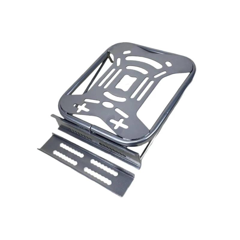 hintere Gepäckträgerhalter Motorrad Hinten Gepäck Rack Montage Halterung Verlängerung Halterung Reparatur Teil Metall(Silver) von JKELPV