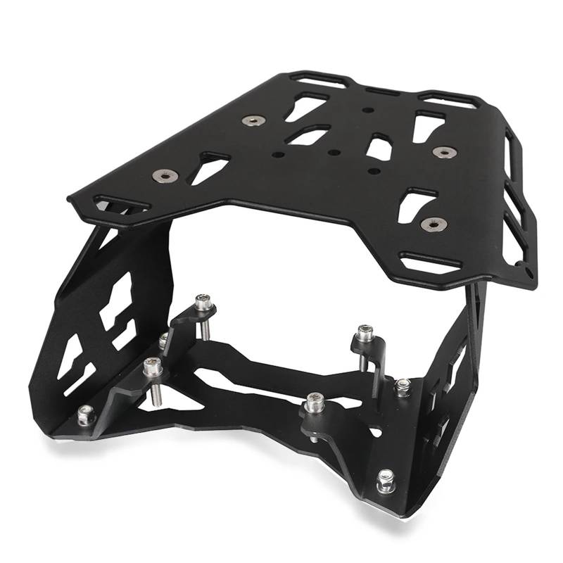 hintere Gepäckträgerhalter Motorrad-Ladungsregalträger-Kit passend für Yamaha Tenere 700 T7 Rally T7 2019 2020 2021 2022(Black) von JKELPV