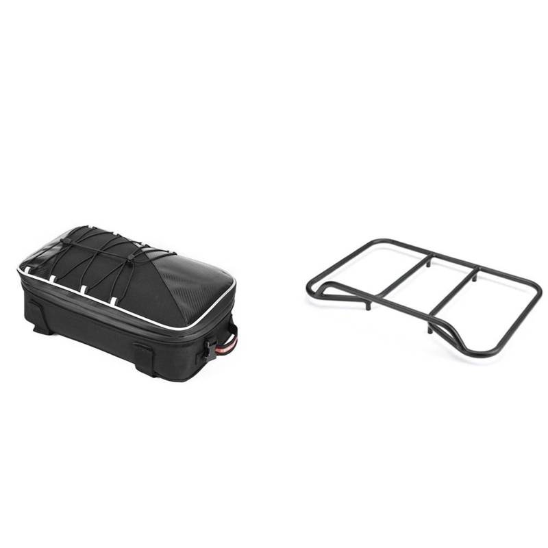 hintere Gepäckträgerhalter Passend für BMW R1200 1250 GS R1200GS R1250GS LC ADV F750 Abenteuer Gepäcktaschen Racks(Gray) von JKELPV