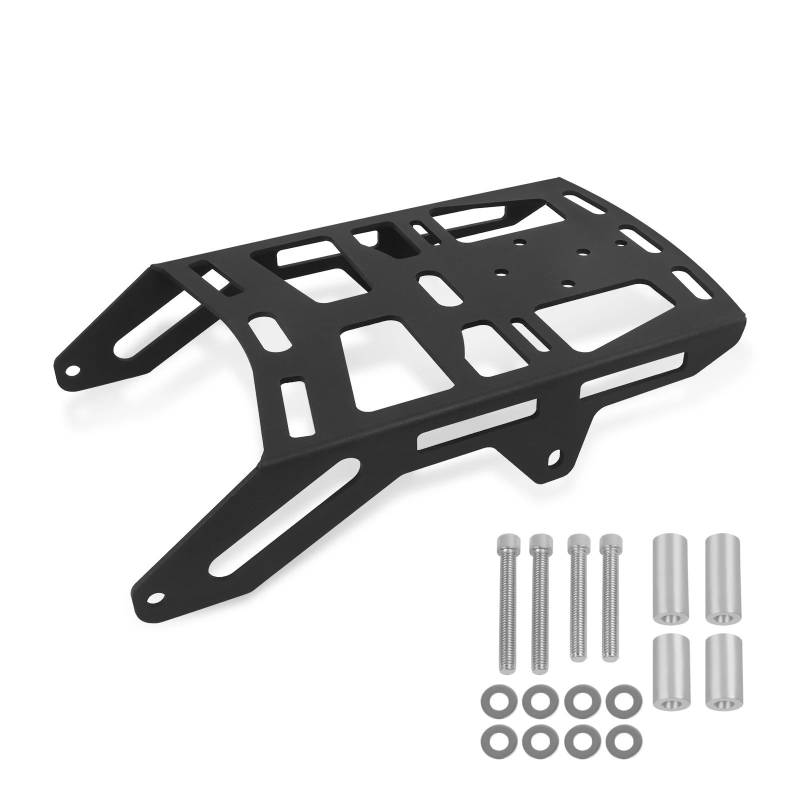 hintere Gepäckträgerhalter Passend für Honda CRF300L CRF300 Rally/ABS CRF 300 L 2021-2024 2023 Gepäckträger-Unterstützungsregalhalter(Black) von JKELPV