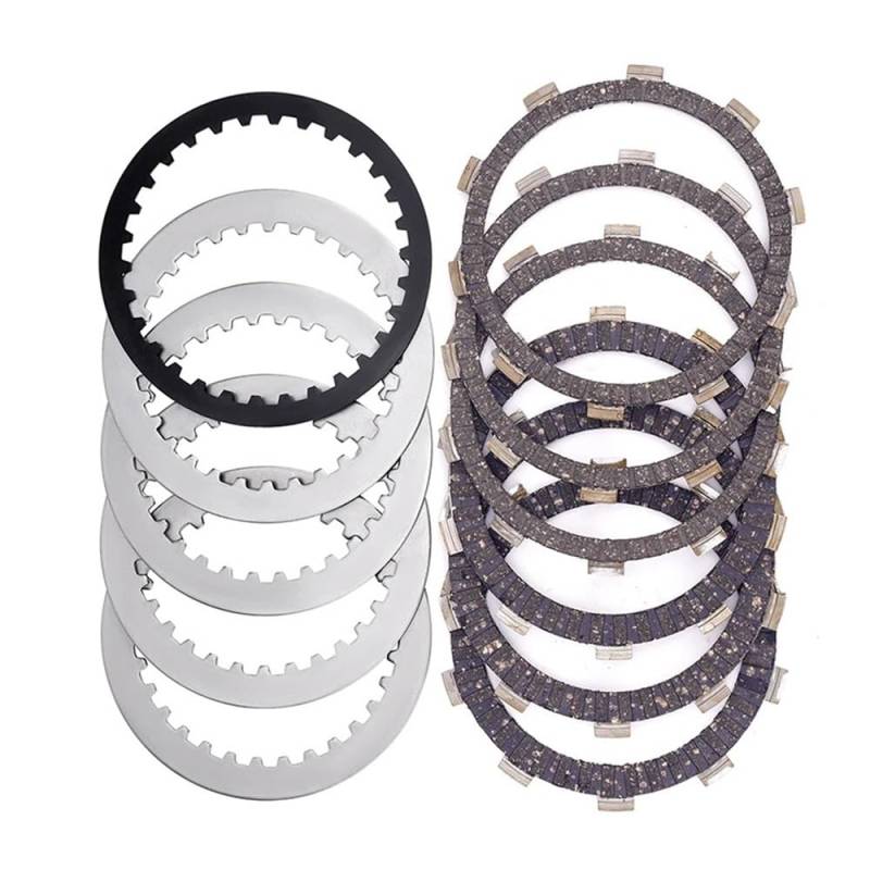 Teile ersetzen Geeignet for 450SR SR450 SR 450 CF450SR CF450 CF400-6 2022 Motorrad Kupplung Reibung Platte Und Stahl Platte Kit(B (Bakelite Kit)) von JKGVNCT