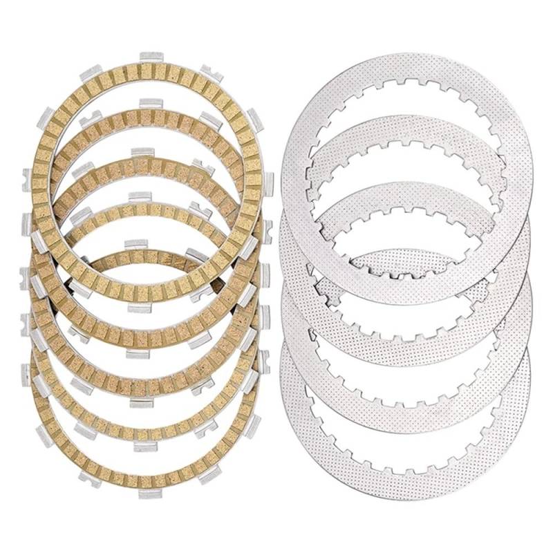 Teile ersetzen Geeignet for EX250 250 250R EX 250 13088-0038 13088-0039 13089-0021 Motorradkupplungsreibungsplatte und Stahlplatte(A (Paper Based Kit)) von JKGVNCT