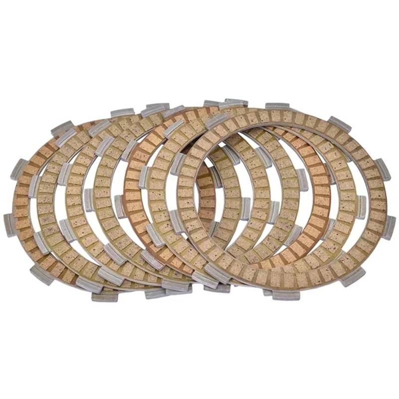 Teile ersetzen Geeignet for FZR400 88-89 FZR400RR FZR 400 91-94 FZR600 89-93 FZR 600 Motorrad-Reibkupplungsplattenzubehör(7pcs) von JKGVNCT