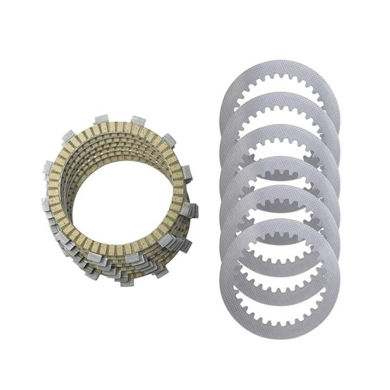 Teile ersetzen Geeignet for KLX250 KDX200 KL250 KLX250R KLX250S KLX300R KLX250SR Motorradkupplungsreibungsplatte und Stahlplattensatz von JKGVNCT