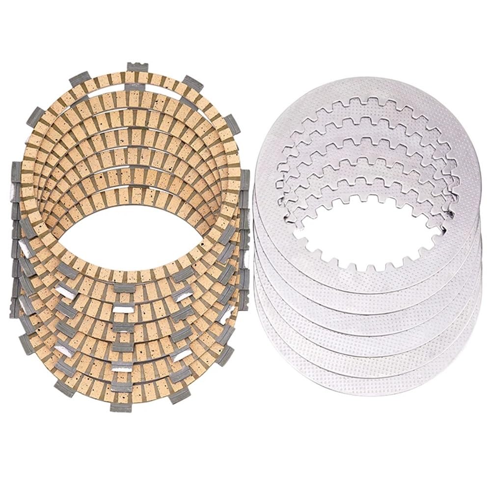Teile ersetzen Geeignet for MT03 MT-03 XT660R XT660X 25KW XT660Z XT 660R 660X Motorradkupplungsreibungsplatte und Stahlplattensatz(A (Paper Based Kit)) von JKGVNCT