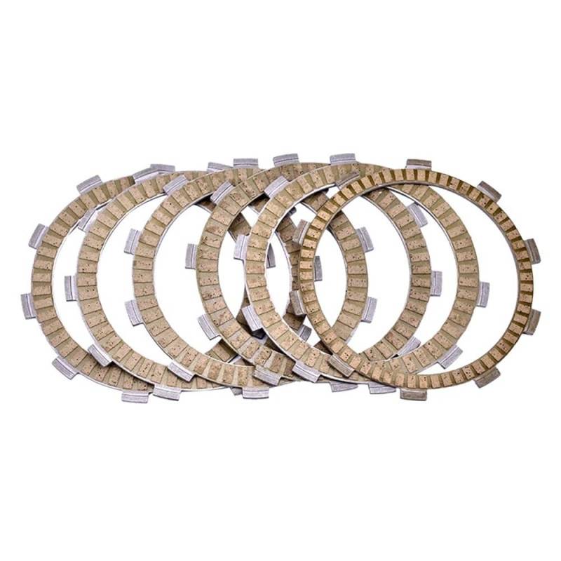 Teile ersetzen Geeignet for Motorrad-Stahlreibungskupplungsplatte NX250 MD21 XR250 XR250R ME06 XR NX 250 XL350 XL350R XL 350 TRX400 TRX 400 Kit(Paper Clutch Plate) von JKGVNCT
