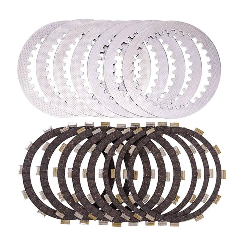Teile ersetzen Geeignet for YFZ450 YFZ450R YFZ 450 450R 2014-2021 5VY-16321-00-00 Motorradkupplungsreibungsplatte und Stahlplattensatz(B (Bakelite Kit)) von JKGVNCT