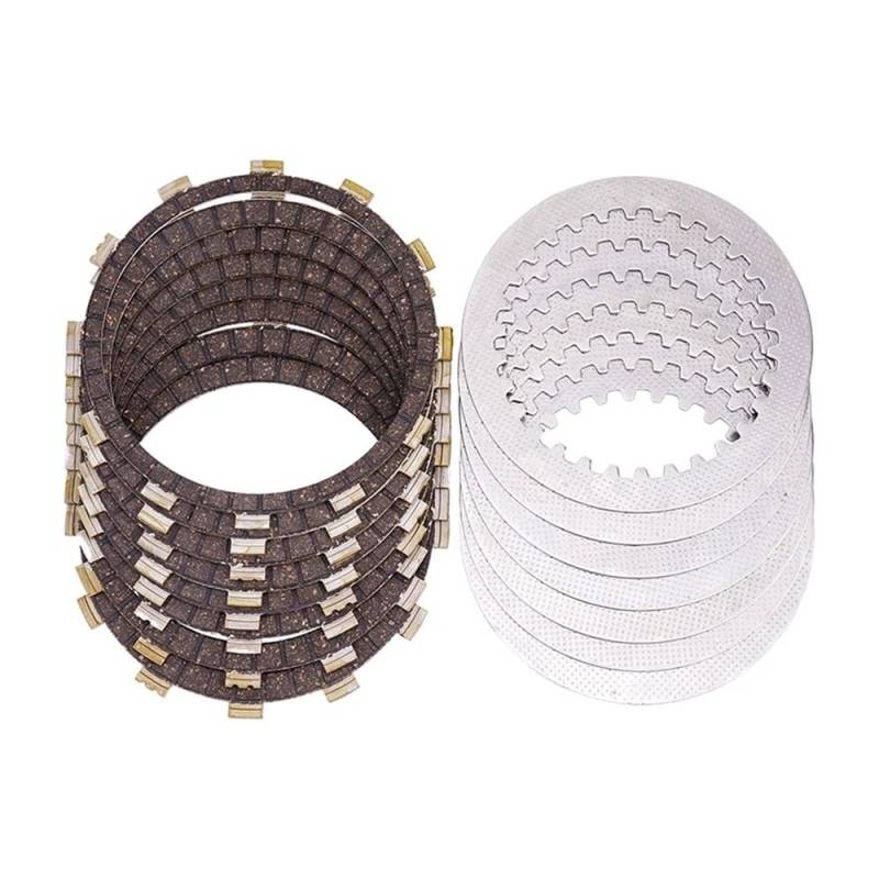 Teile ersetzen Geeignet for YFZ450 YFZ450R YFZ450X YFM700R 5TG-16321-00-00 ATV Motorrad Kupplung Reibung Platte Und Stahl Platte Kit(B (Bakelite Kit)) von JKGVNCT