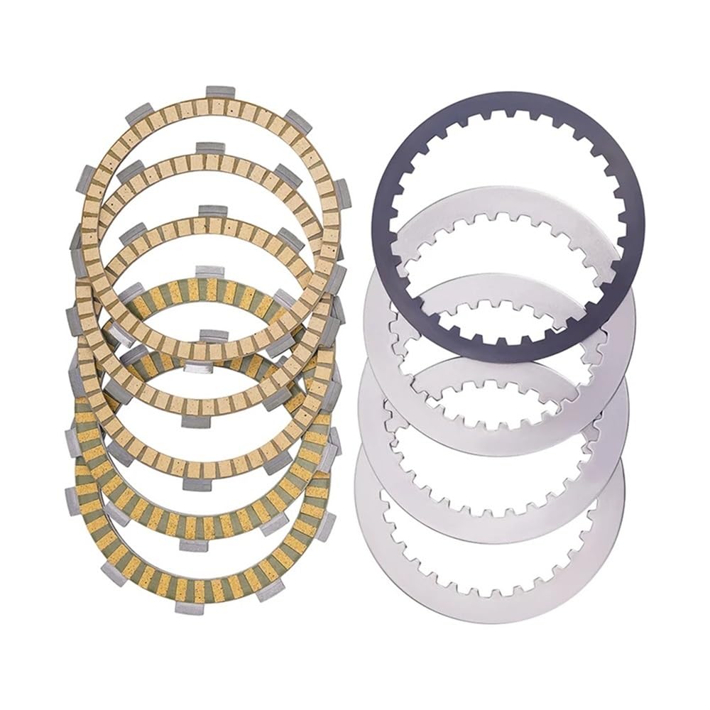 Teile ersetzen Geeignet for Z400 ZX4R ZX4RR 400 EX400 ZX 4R 4RR EX 400 Motorrad Kupplung Reibung Platte Und Stahl Platte(1 Set) von JKGVNCT