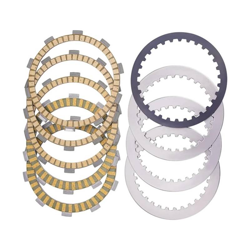 Teile ersetzen Geeignet for Z400 ZX4R ZX4RR 400 EX400 ZX 4R 4RR EX 400 Motorrad Kupplung Reibung Platte Und Stahl Platte(1 Set) von JKGVNCT