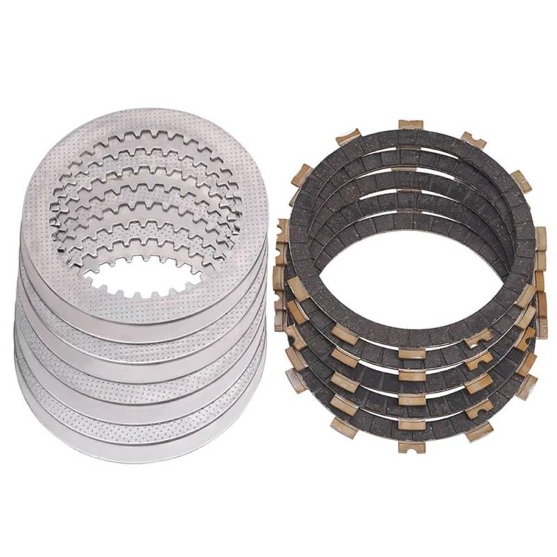Teile ersetzen Geeignet for ZX250 ZXR250 ZXR250R BJ250 RS ZR250 Motorrad Kupplung Reibung Platte Und Stahl Platte Kit(A (Bakelite Kit)) von JKGVNCT