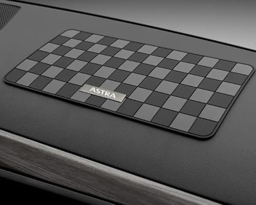JKIOHG Auto Armaturenbrett Anti Rutsch Matten für Opel Astra, Auto Anti Rutsch Schmutzmatte Multifunktionales pad für das Armaturenbrett,A Black Grey von JKIOHG